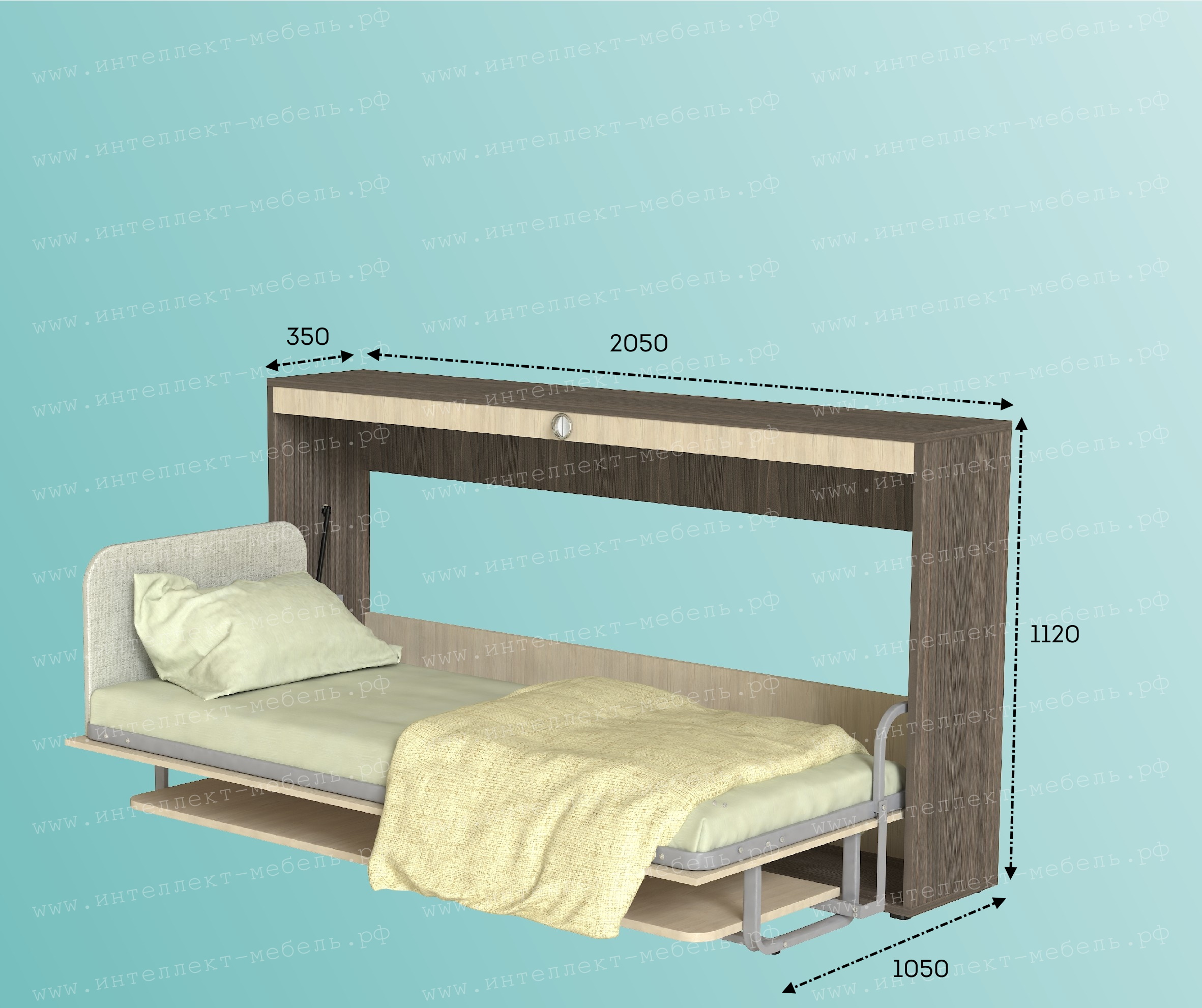 кровать шкаф стол 3 в 1 трансформер